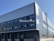 Вид здания. Сухой склад (+18) Склад ЭЛМА-ДОМОДЕДОВО Московская обл, Домодедово, мкр Северный, ул Каширское шоссе, д 10, 3 864 м2 фото 1