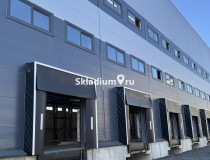 Вид здания. Сухой склад (+18) Склад ЭЛМА-ДОМОДЕДОВО Московская обл, Домодедово, мкр Северный, ул Каширское шоссе, д 10, 3 864 м2 фото 2